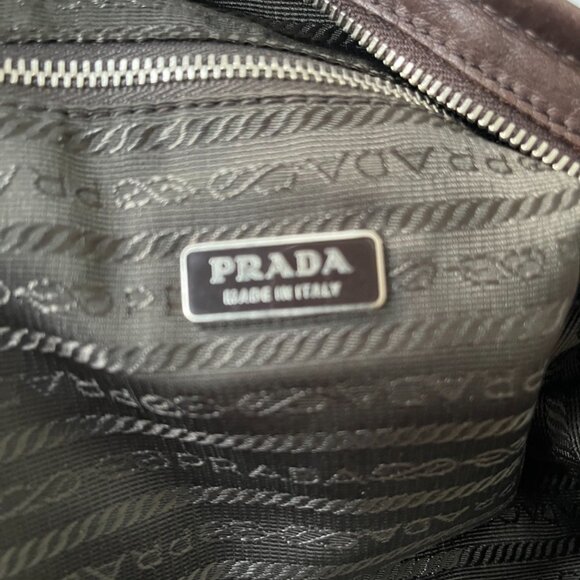 Prada Brown Leather Handbag (48741) - Picture 8 of 11
